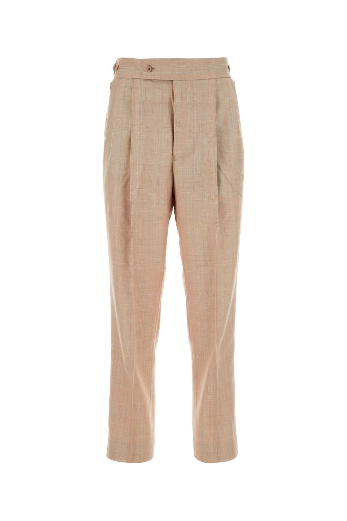 Needles Wool-Blend Tailored Trousers — Beige