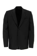 Givenchy Stretch Wool Blend Blazer — Black