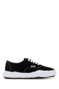 Maison Mihara Yasuhiro Canvas Low-Top Sneaker — Black