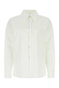 Jil Sander Poplin Oversize Shirt — White