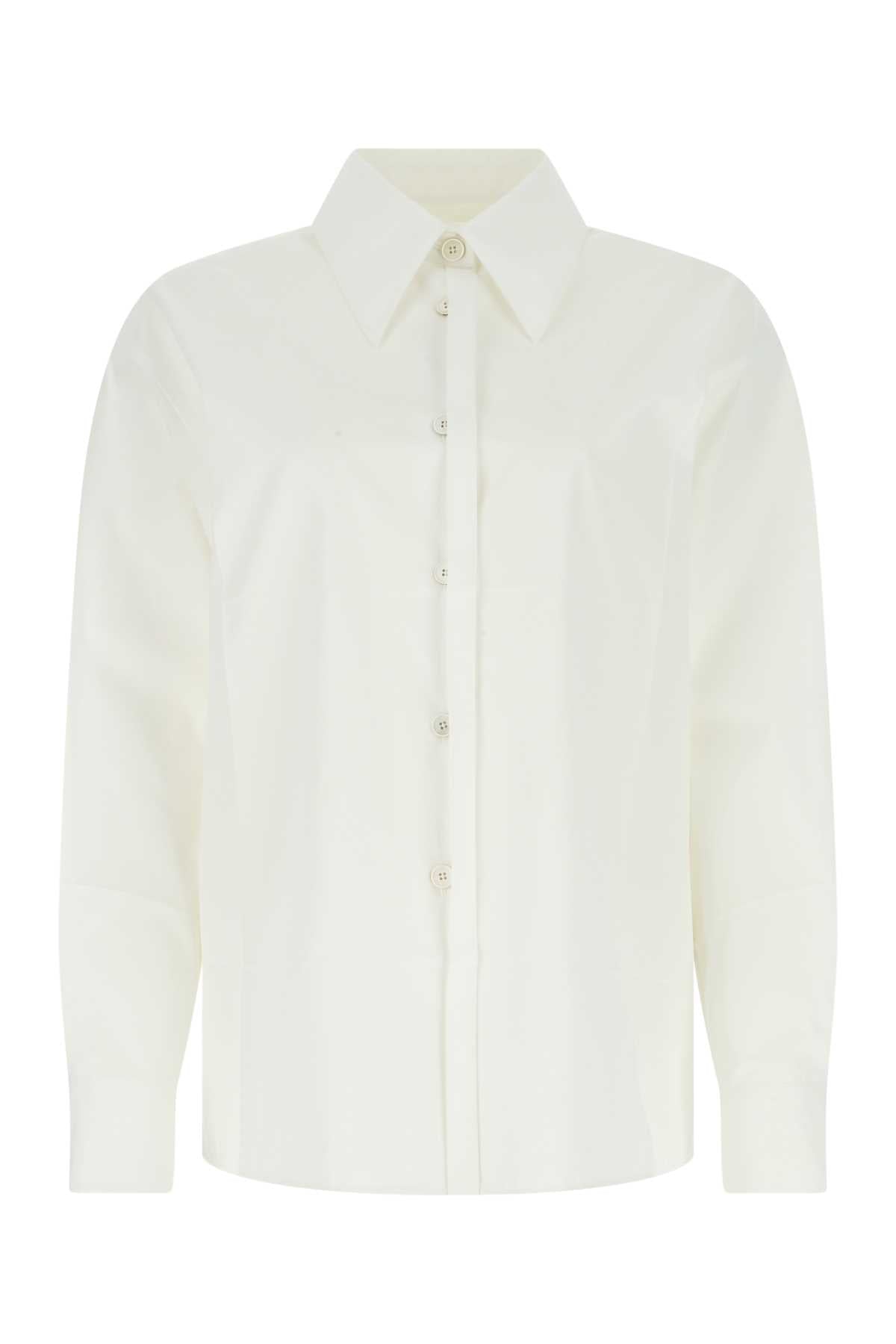 Jil Sander Poplin Oversize Shirt — White