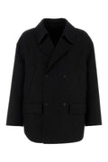 Fendi Virgin Wool Coat — Gray