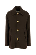 AMI Paris Belted Jacket — Brown