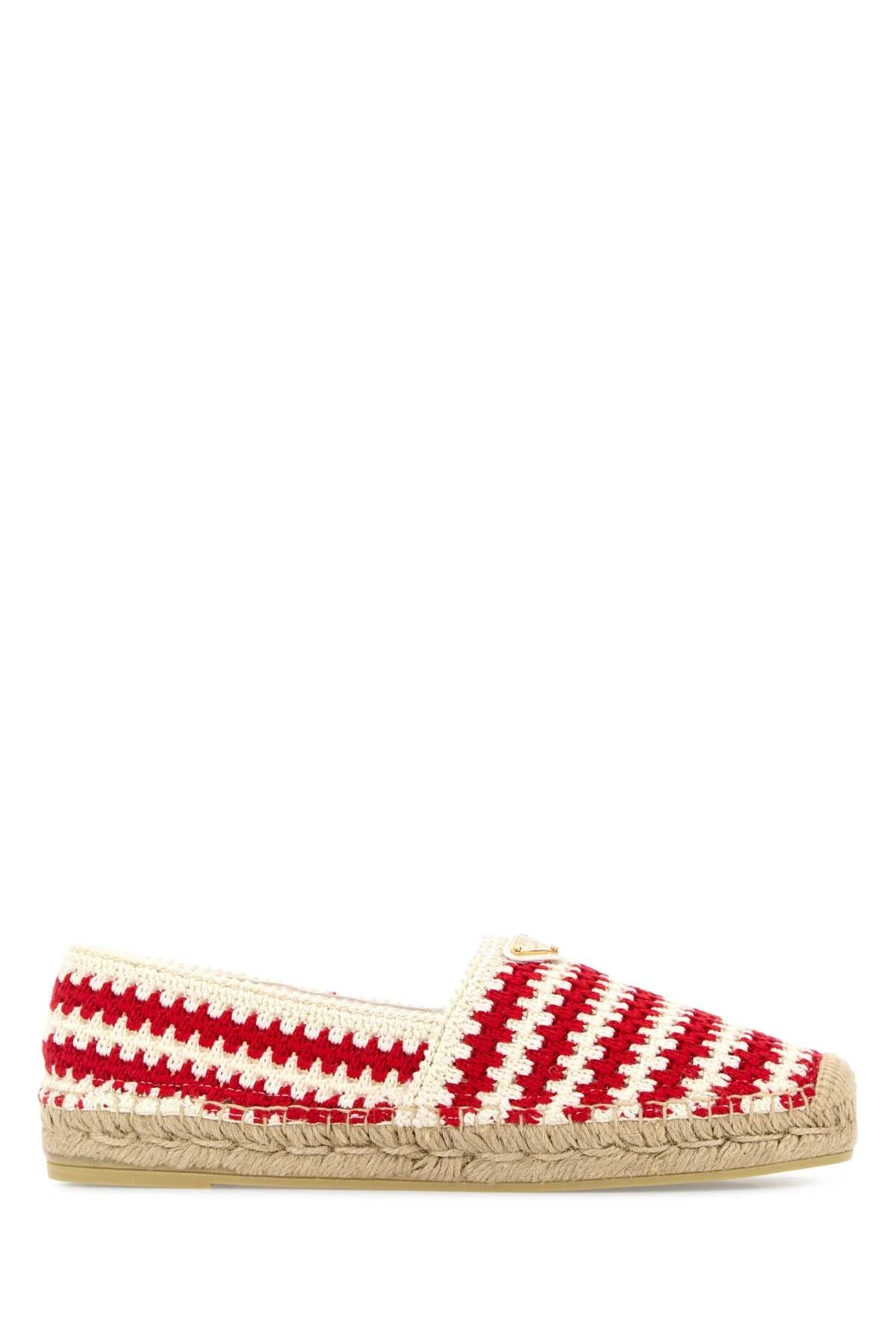 Prada Espadrillas Espadrille — Red