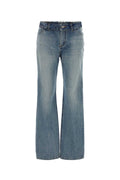Alexander McQueen Mid-Wash Denim Jeans — Blue