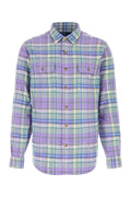 Polo Ralph Lauren Plaid Flannel Shirt — Purple