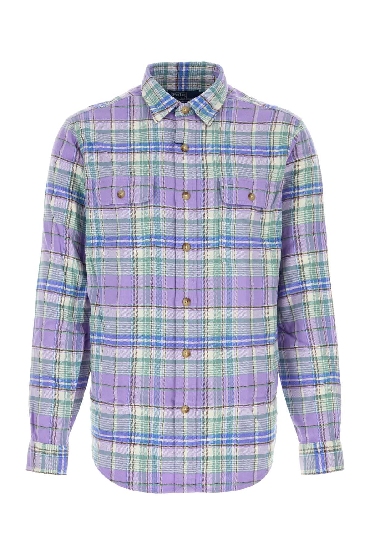 Polo Ralph Lauren Plaid Flannel Shirt — Purple