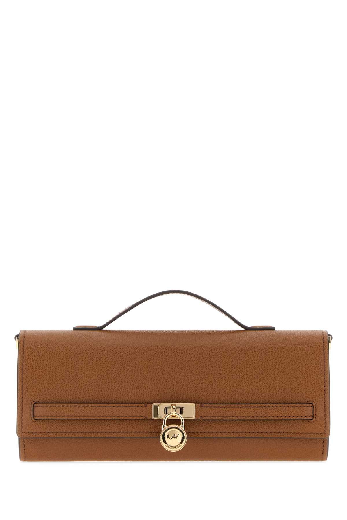 Michael By Michael Kors Clutch Top Handle Bag — Brown