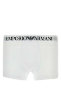 Emporio Armani Stretch Cotton Boxer — White