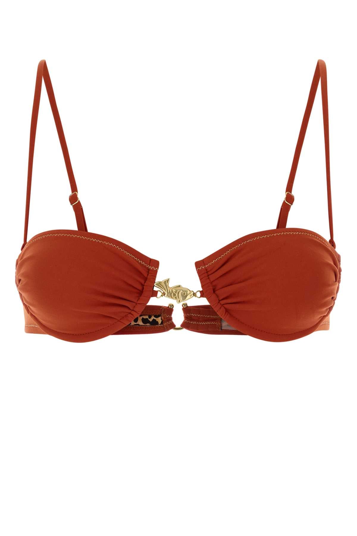Reina Olga Hammond 2.0 Bikini Top — Red