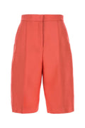 Agnona Shorts Bermuda Shorts — Red