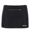 Miu Miu Gonne Mini Skirt — Navy