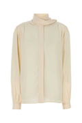 Camisa de seda Prada — Blanco