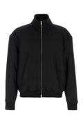 Jil Sander Wool Zip-Up Jacket — Black
