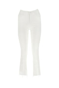 Mother The Hustler Ankle Jeans — White