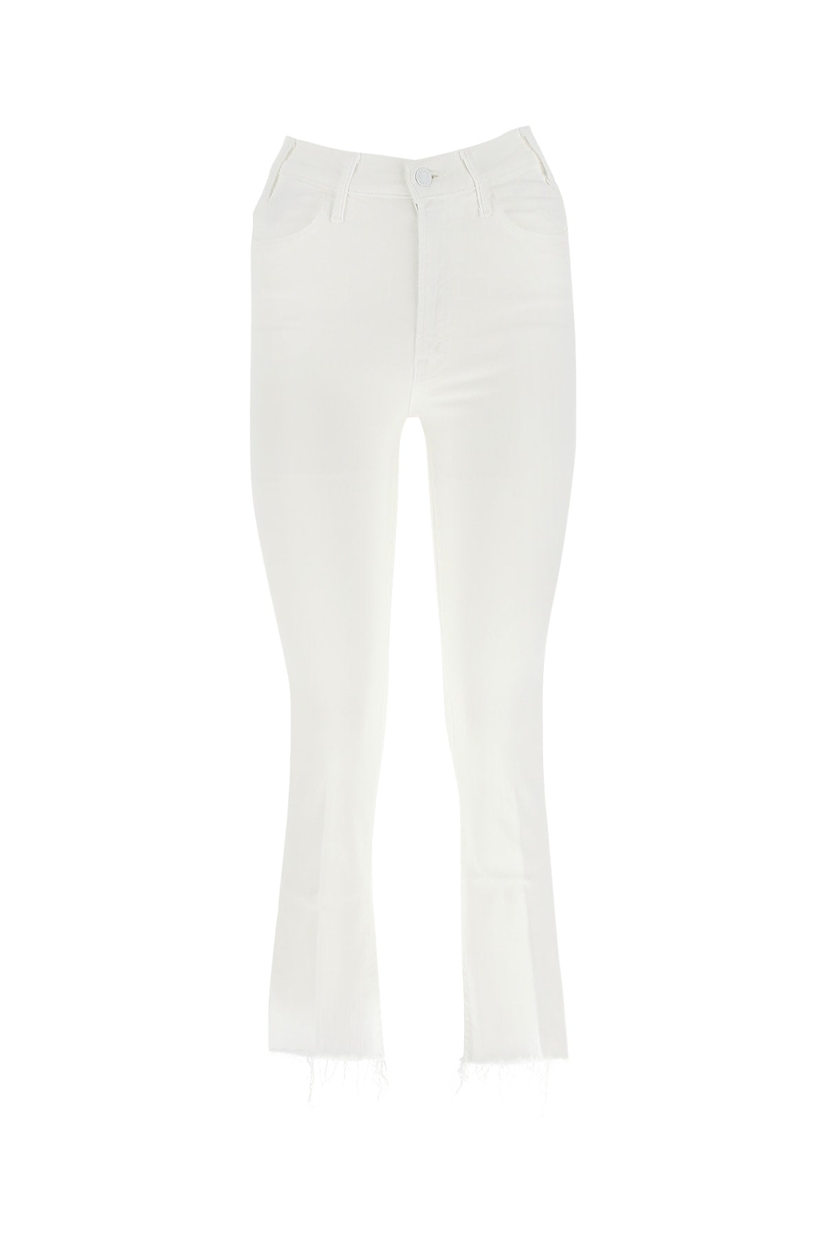 Mother The Hustler Ankle Jeans — White