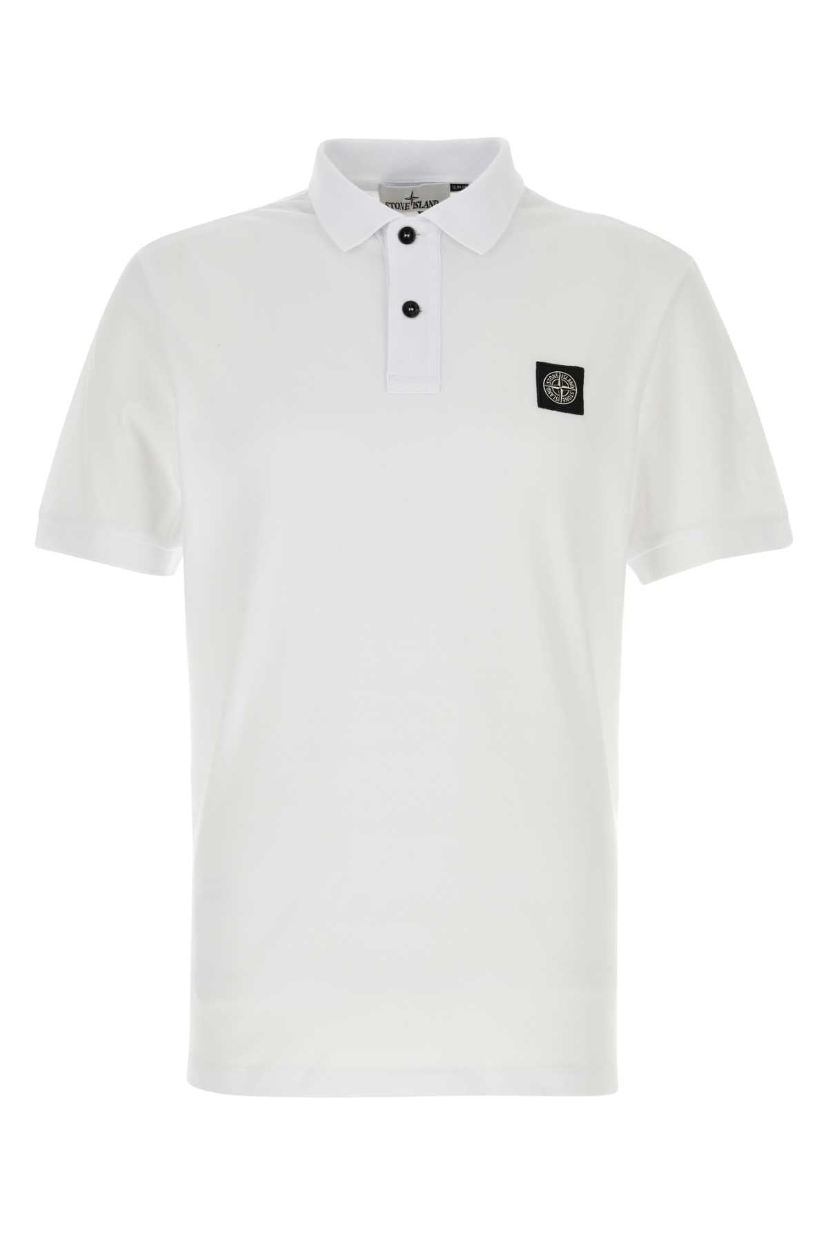 Stone Island Polo Polo Shirt — White