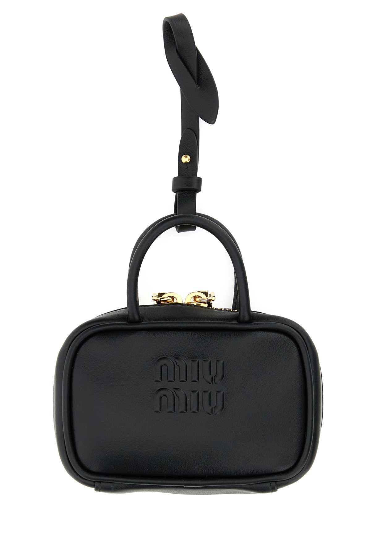Miu Miu Beau Mini Bag — Black