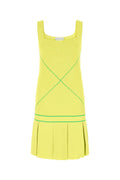 Bottega Veneta Viscose Blend Dress — Yellow