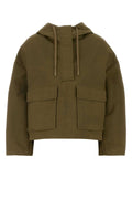 Chaqueta de mezcla de algodón Herno Laminar - Verde