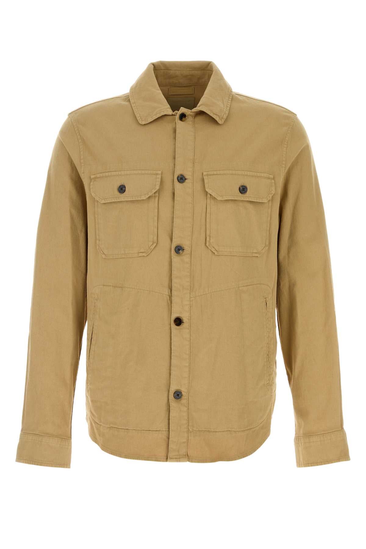 Woolrich Blend Overshirt — Beige