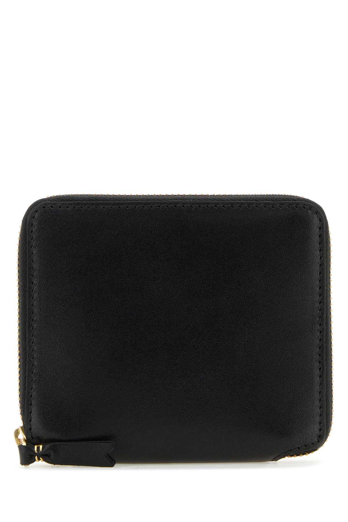 Comme des Garçons Leather Wallet — Black