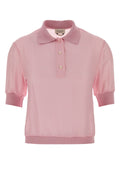 Polo Jacob Cohen de mezcla de lana y seda — Rosa
