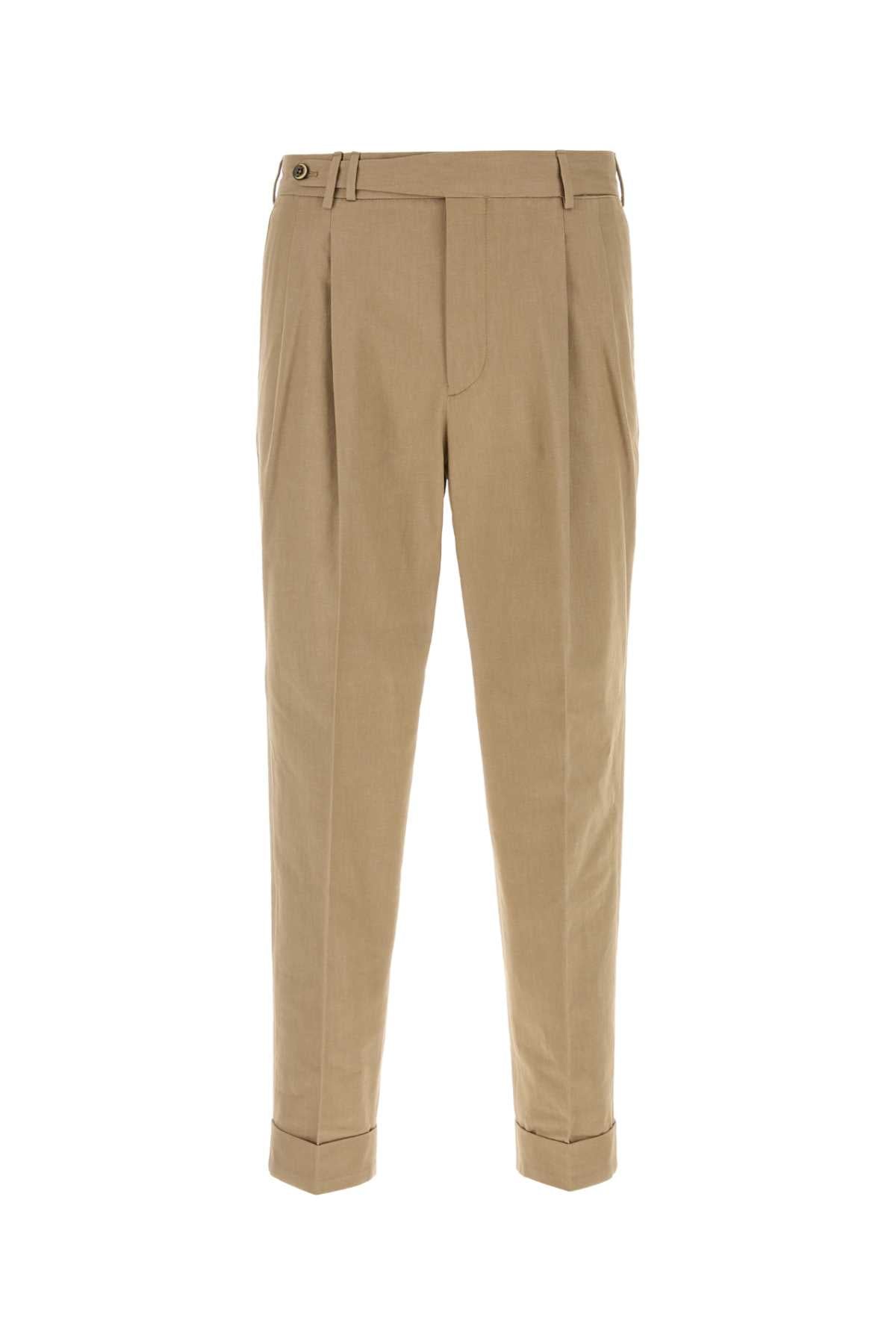 Pt Torino Carrot Trousers — Beige