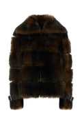 Fendi Toscano Coat — Brown
