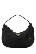 Prada Calf Leather Shoulder Bag — Black