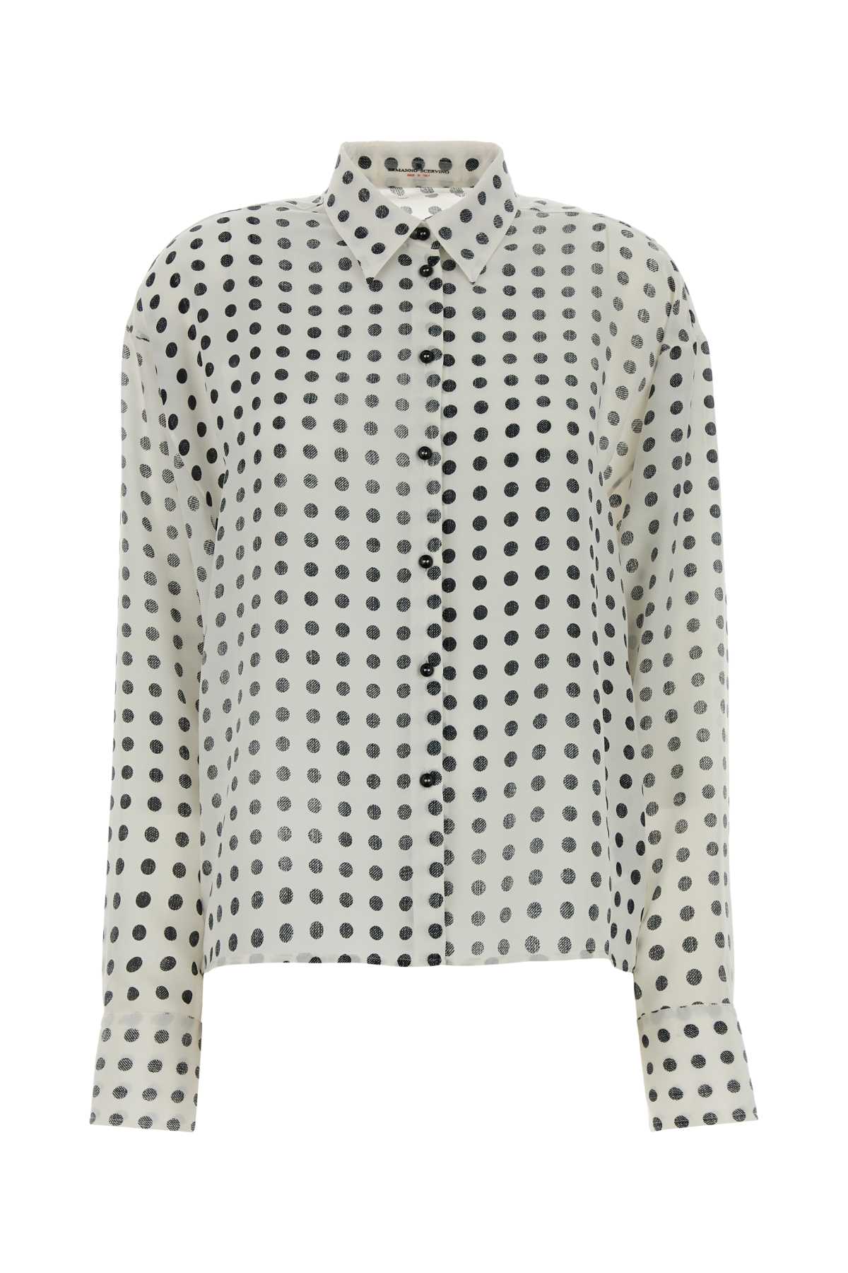 Ermanno Scervino Pois Shirt — White