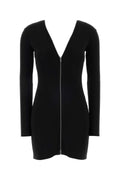 Alexander Wang Zipper Mini Dress — Black