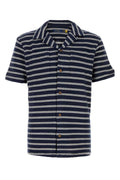 Polo Ralph Lauren Striped Knit Shirt — Navy