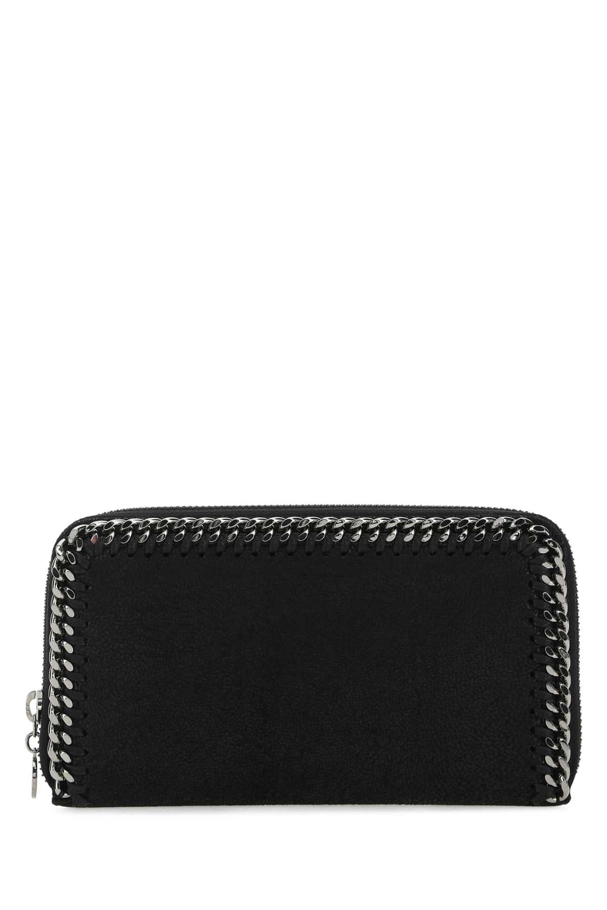 Stella McCartney Chain-Trimmed Wallet — Black