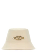 Valentino Garavani BUCKET Wool Felt Bucket Hat — Beige