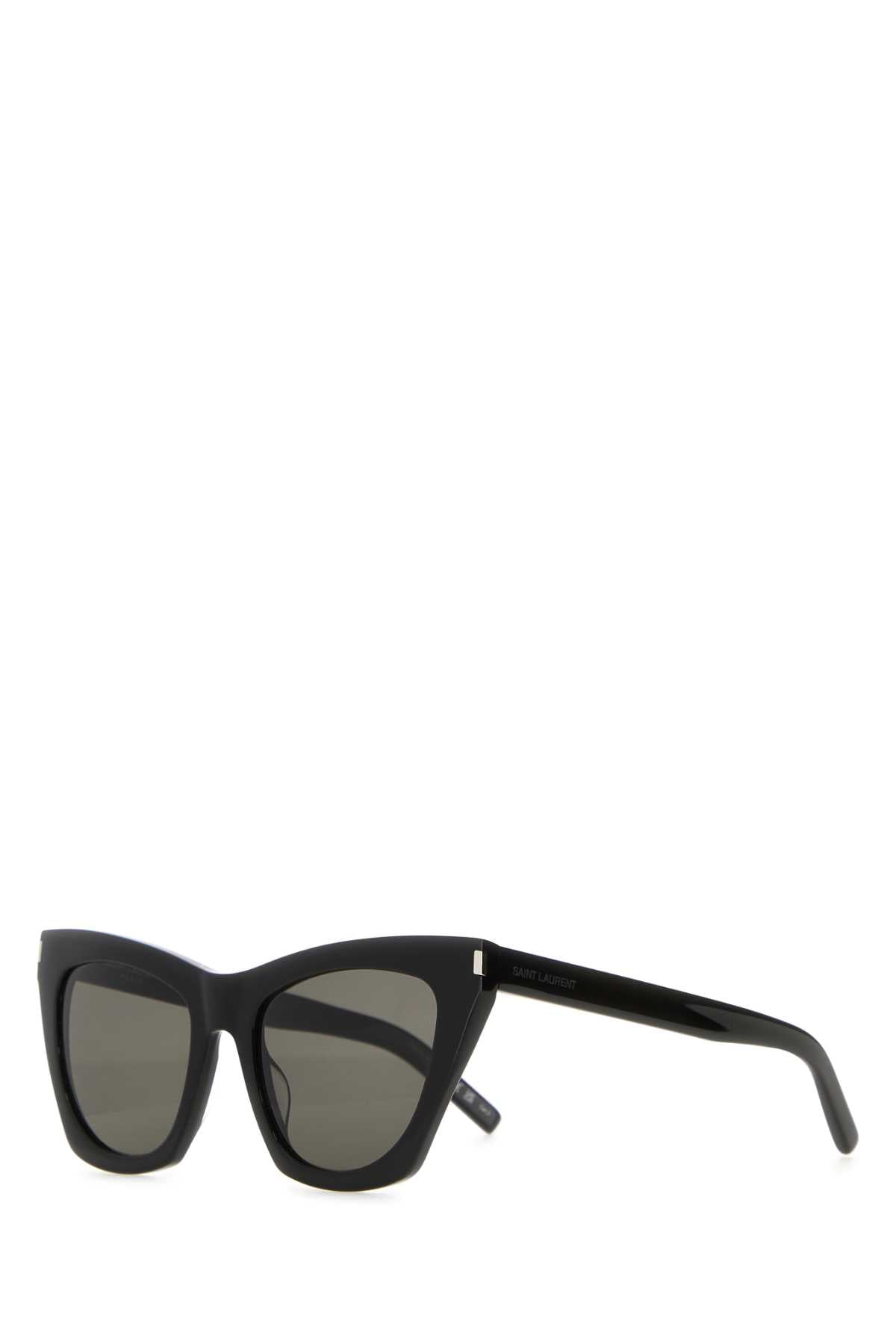 Saint Laurent SL Acetate Cat-Eye Sunglasses — Black