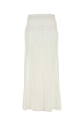 Ganni Crochet Lace Skirt — White