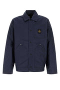Refrigiwear Nylon Harrington Jacket — Navy