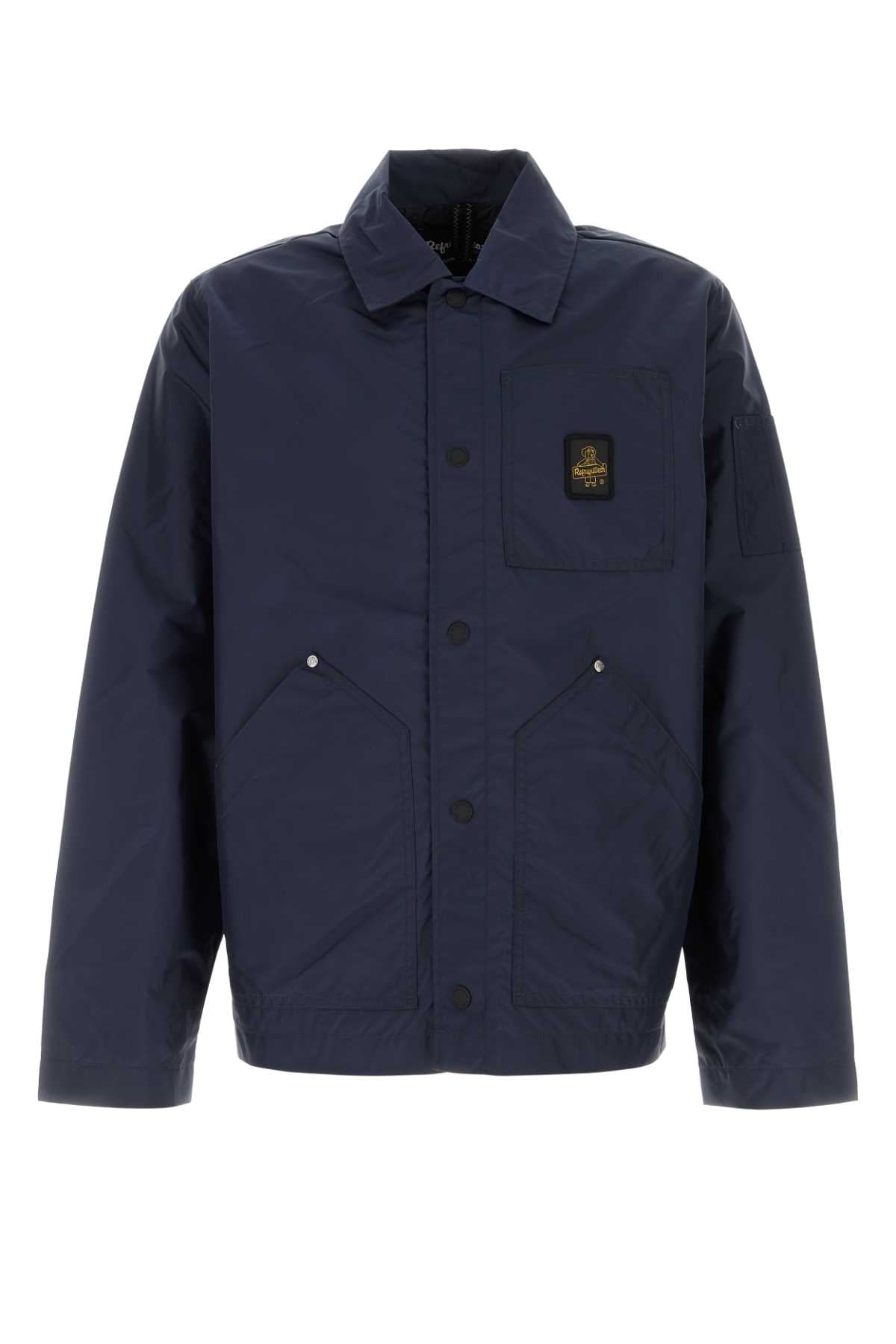 Refrigiwear Nylon Harrington Jacket — Navy