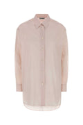 Jil Sander Lightweight Cotton Muslin Shirt — Pink