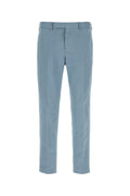 Pt Torino Stretch Cotton Trousers — Blue