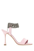 Manolo Blahnik Lierasan Heel Sandal — Pink