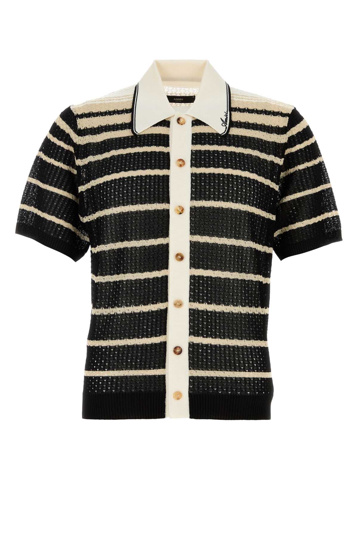 Amiri Button Shirt — Black