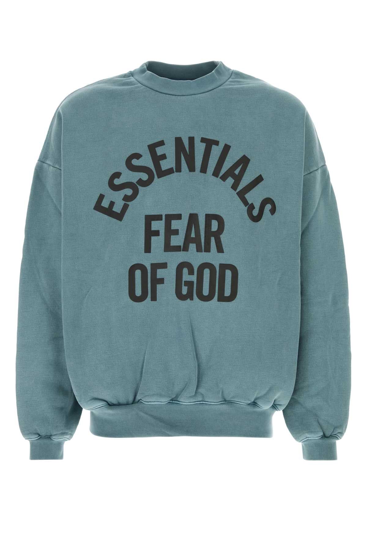 Fear Of God Essential Crewneck Sweatshirt — Blue