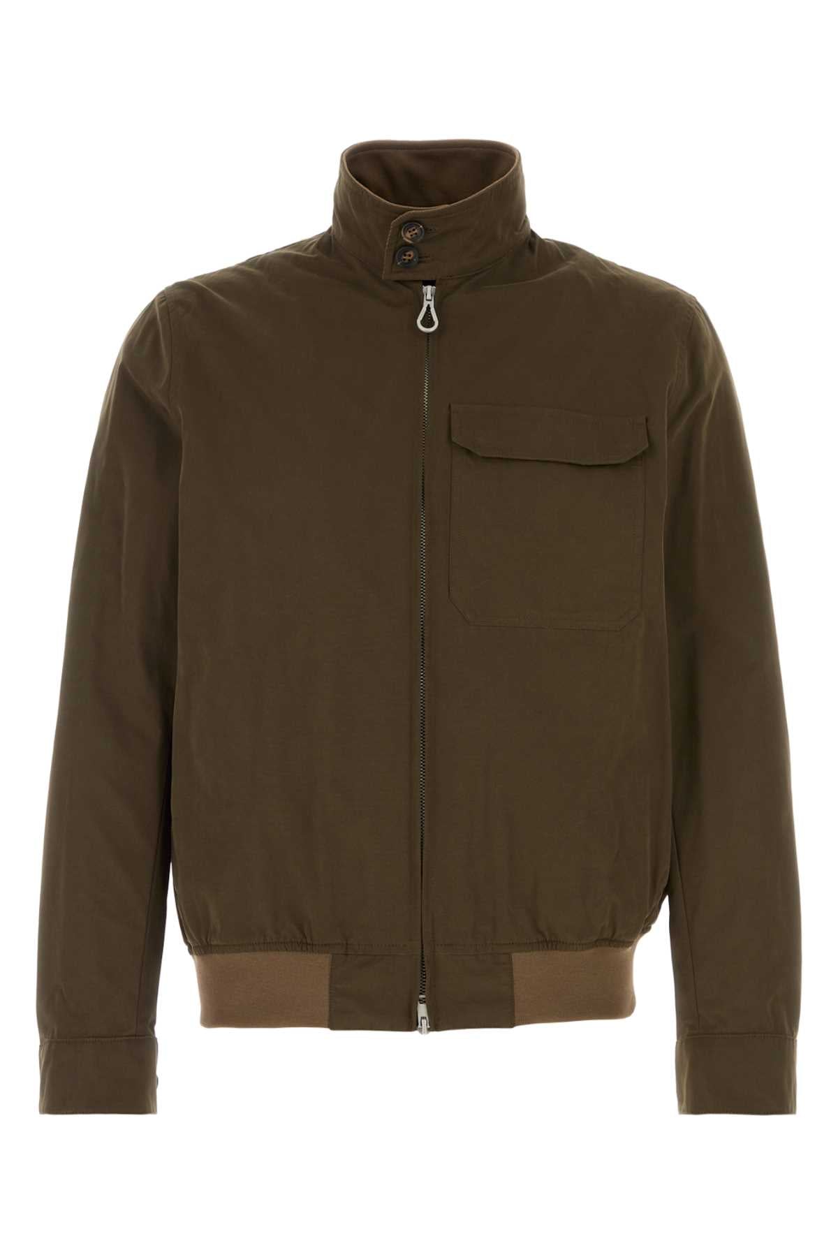 Palto' Cotton Blend Jacket — Brown