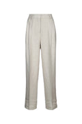 Toteme Straight Trousers — Beige