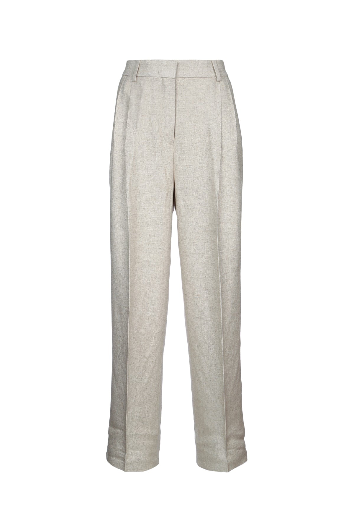 Toteme Straight Trousers — Beige