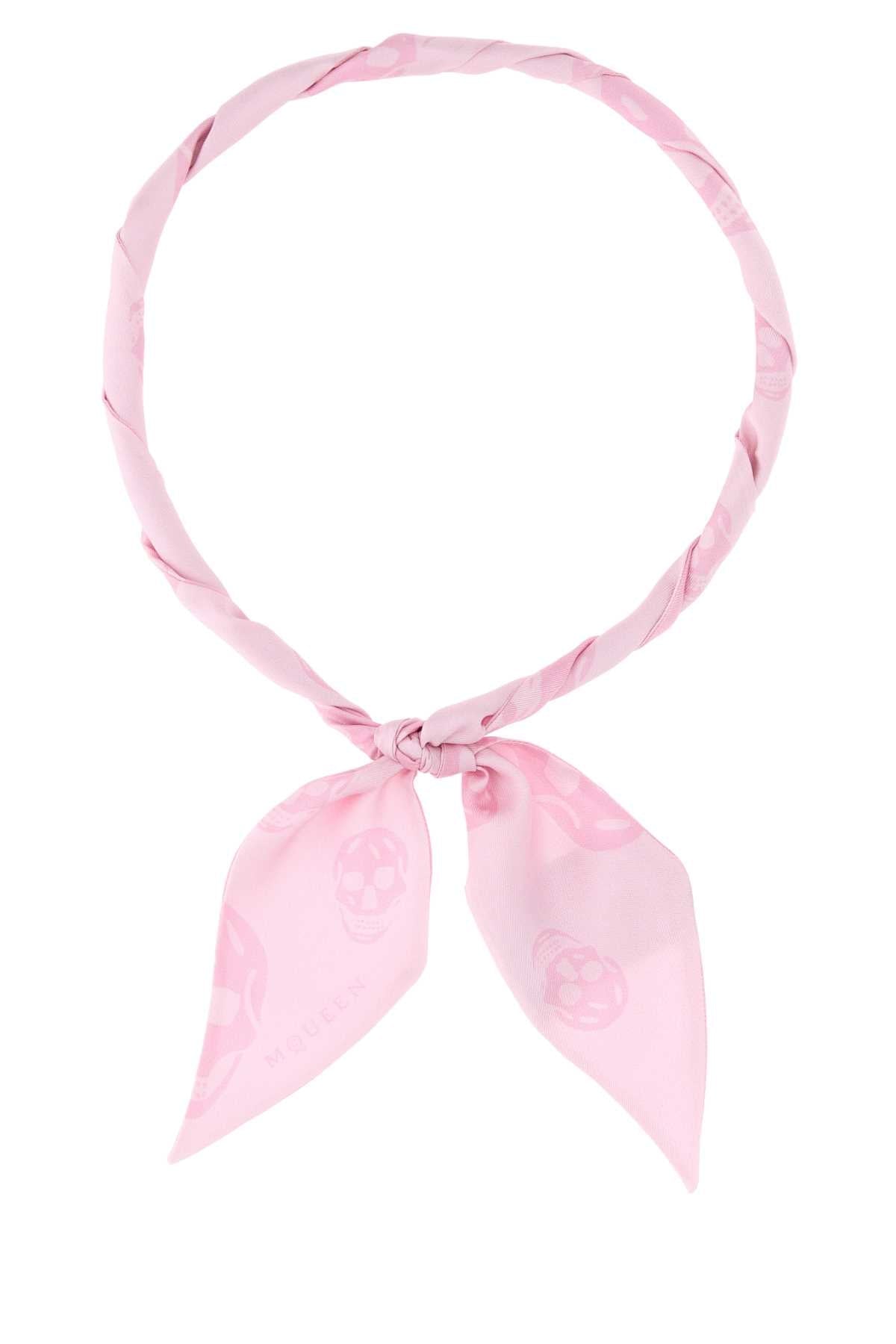 Alexander McQueen Skinny Scarf — Pink