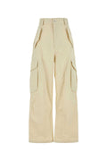 Bottega Veneta Cotone Cargo Pants — Beige