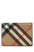 Burberry Sandon Card Case — Beige